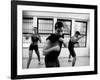 Aerobics Class- Group Working Out, New York, New York, USA-Paul Sutton-Framed Photographic Print