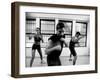 Aerobics Class- Group Working Out, New York, New York, USA-Paul Sutton-Framed Photographic Print