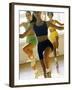 Aerobics Class-null-Framed Photographic Print