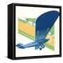 Aerodrome-Brian James-Framed Stretched Canvas