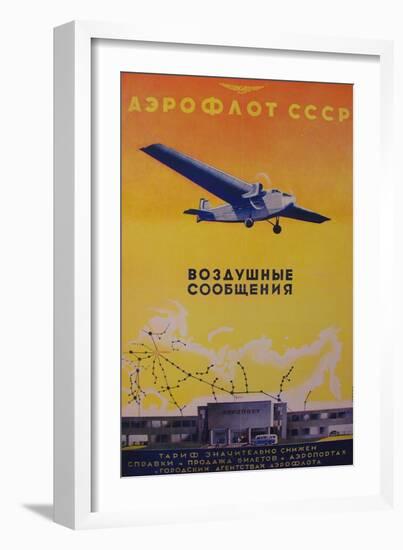 Aeroflot-null-Framed Giclee Print