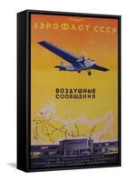Aeroflot-null-Framed Stretched Canvas