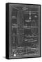 Aeronautic Blueprint I-Vision Studio-Framed Stretched Canvas