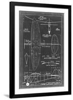 Aeronautic Blueprint I-Vision Studio-Framed Art Print