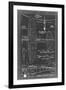 Aeronautic Blueprint I-Vision Studio-Framed Art Print