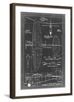 Aeronautic Blueprint I-Vision Studio-Framed Art Print