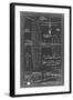 Aeronautic Blueprint I-Vision Studio-Framed Art Print