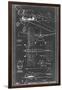 Aeronautic Blueprint II-Vision Studio-Framed Art Print