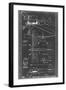 Aeronautic Blueprint II-Vision Studio-Framed Art Print