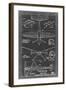 Aeronautic Blueprint III-Vision Studio-Framed Art Print