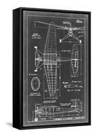 Aeronautic Blueprint IV-Vision Studio-Framed Stretched Canvas