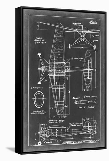 Aeronautic Blueprint IV-Vision Studio-Framed Stretched Canvas