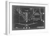 Aeronautic Blueprint V-Vision Studio-Framed Art Print