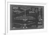 Aeronautic Blueprint VI-Vision Studio-Framed Premium Giclee Print