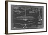 Aeronautic Blueprint VI-Vision Studio-Framed Art Print