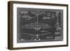 Aeronautic Blueprint VI-Vision Studio-Framed Art Print