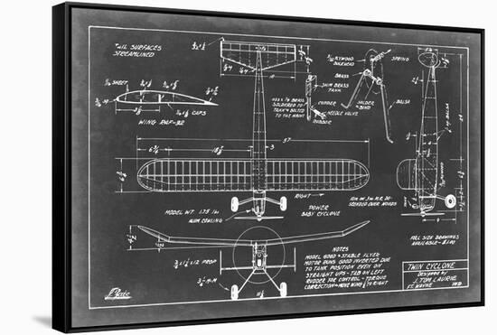 Aeronautic Blueprint VII-Vision Studio-Framed Stretched Canvas