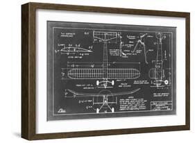 Aeronautic Blueprint VII-Vision Studio-Framed Art Print