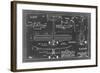 Aeronautic Blueprint VII-Vision Studio-Framed Art Print