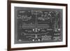 Aeronautic Blueprint VII-Vision Studio-Framed Art Print