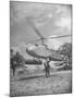 Aeronautical Engineer Igor Sikorsky Standing Underneath Helicopter He Invented-Frank Scherschel-Mounted Premium Photographic Print