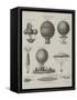 Aeronautics, Early Balloon Designs, c.1818-Joseph Clement-Framed Stretched Canvas