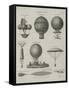 Aeronautics, Early Balloon Designs, c.1818-Joseph Clement-Framed Stretched Canvas