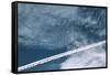 Aeroplane Contrail-Laurent Laveder-Framed Stretched Canvas