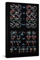 Aeroplane Control Panel Display-Mark Williamson-Stretched Canvas