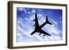 Aeroplane In Flight-Victor De Schwanberg-Framed Photographic Print