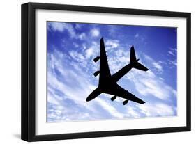 Aeroplane In Flight-Victor De Schwanberg-Framed Photographic Print