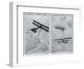 Aeroplane in Modern Warfare-G.h. Davis-Framed Art Print