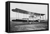 Aeroplane in Which Alock and Brown Made the First Non-Stop Transatlantic Flight, 1919-null-Framed Stretched Canvas