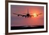 Aeroplane Landing At Sunset, Canada-David Nunuk-Framed Photographic Print