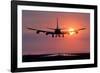 Aeroplane Landing At Sunset, Canada-David Nunuk-Framed Photographic Print