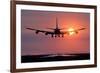 Aeroplane Landing At Sunset, Canada-David Nunuk-Framed Photographic Print