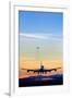 Aeroplane Landing, Canada-David Nunuk-Framed Photographic Print