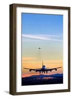 Aeroplane Landing, Canada-David Nunuk-Framed Photographic Print