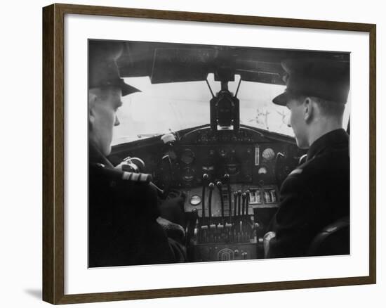 Aeroplane Pilots-null-Framed Photographic Print