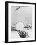 Aeroplane Supplying Ammunition to the British Front Line, World War I, 1914-1918-Joseph Simpson-Framed Giclee Print