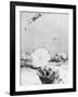 Aeroplane Supplying Ammunition to the British Front Line, World War I, 1914-1918-Joseph Simpson-Framed Giclee Print
