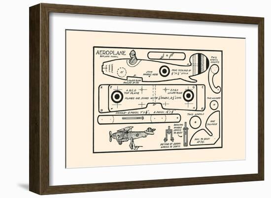 Aeroplane-Michael C. Dank-Framed Premium Giclee Print