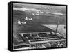 Aeroplanes Flying Above Stearman Aircraft Factory, 1941-null-Framed Stretched Canvas