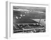 Aeroplanes Flying Above Stearman Aircraft Factory, 1941-null-Framed Premium Photographic Print