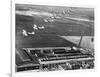 Aeroplanes Flying Above Stearman Aircraft Factory, 1941-null-Framed Photographic Print