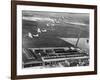 Aeroplanes Flying Above Stearman Aircraft Factory, 1941-null-Framed Photographic Print