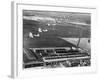 Aeroplanes Flying Above Stearman Aircraft Factory, 1941-null-Framed Photographic Print