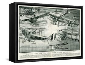 Aeroplanes of 1918-S.W. Clatworthy-Framed Stretched Canvas