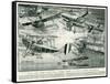 Aeroplanes of 1918-S.W. Clatworthy-Framed Stretched Canvas