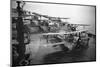 Aeroplanes on Aircraft Carrier-null-Mounted Photographic Print